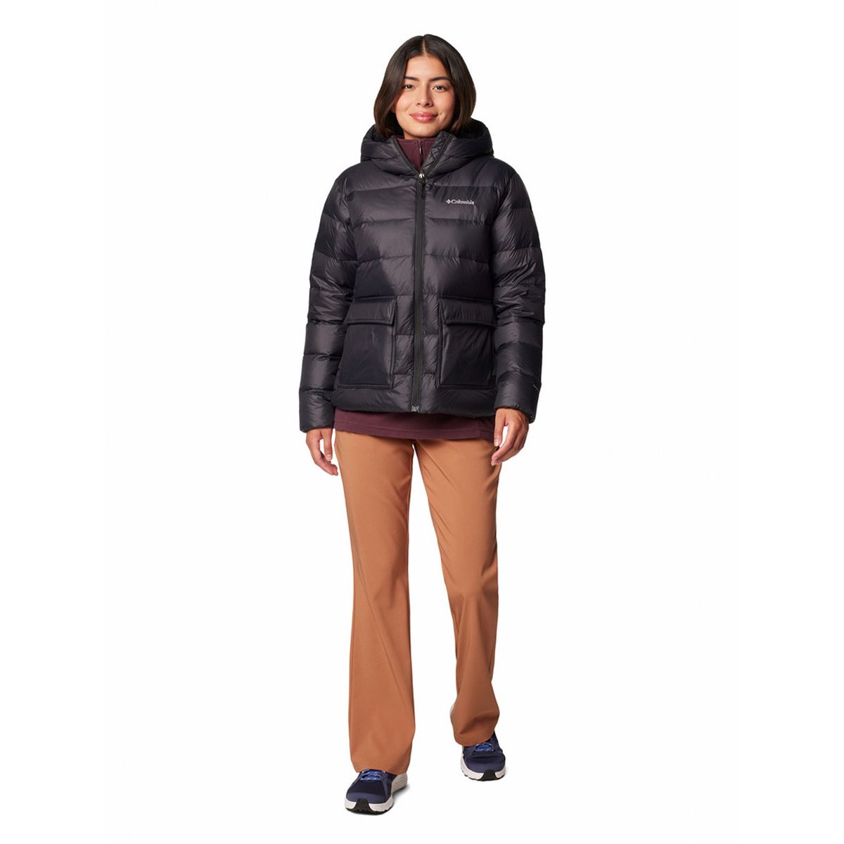 COLUMBIA - Parka Mujer Harmony Falls Hooded Negro COLUMBIA