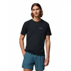 COLUMBIA - Polera MC Hombre Stealth Spring Negro