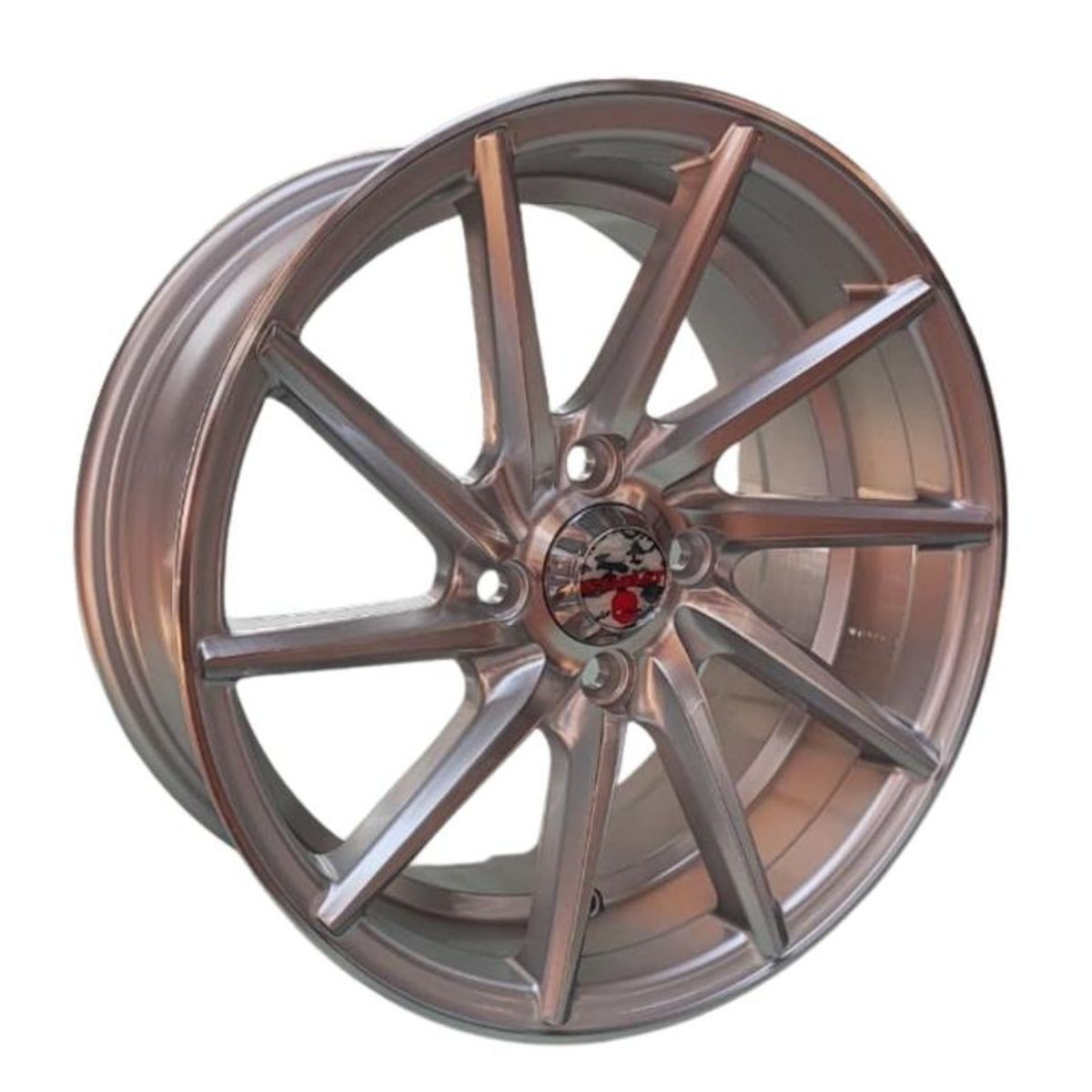 GENERICO - Juego de Llantas 15x7 4x100 Et35 GLOSS SILVER K-15