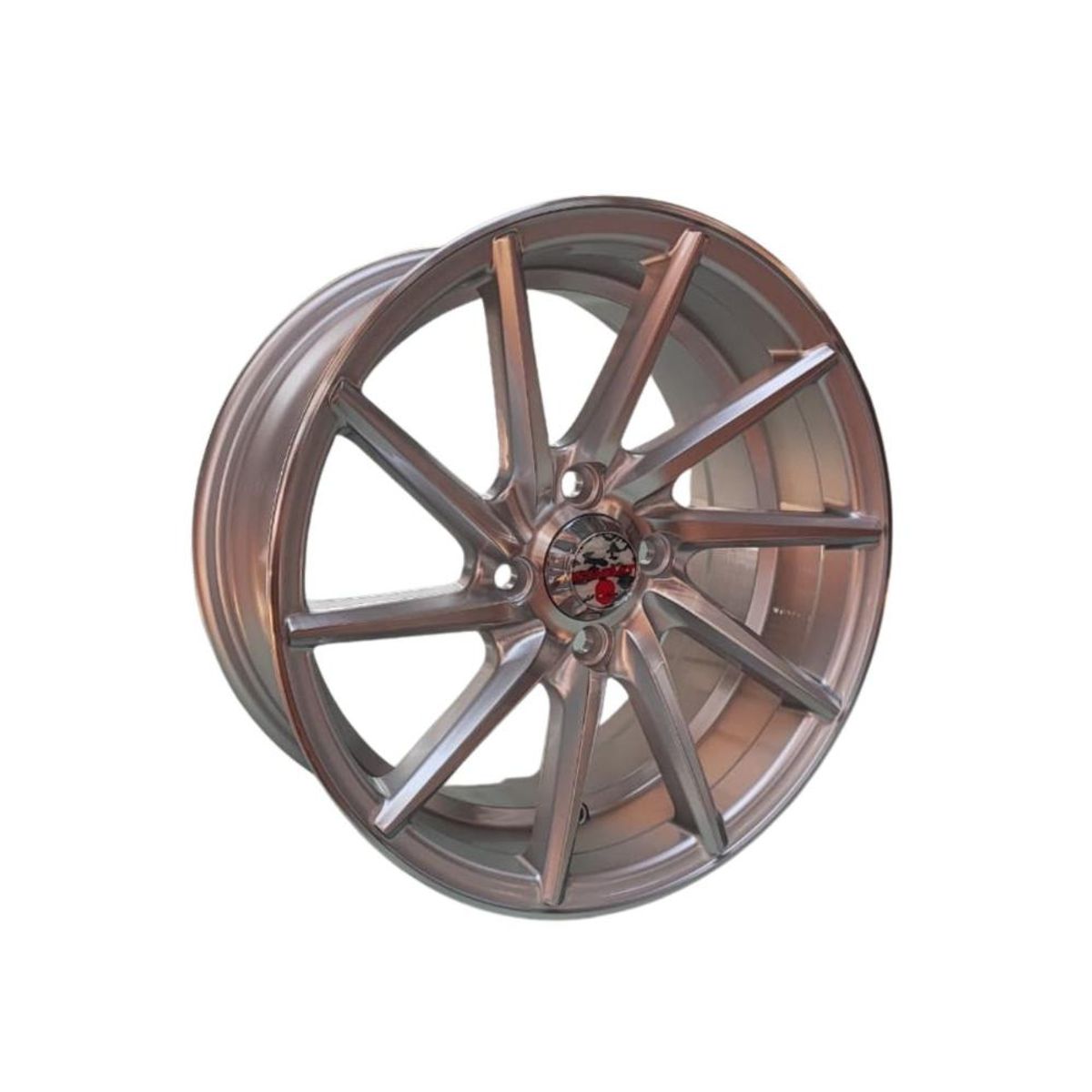 GENERICO - Juego de Llantas 15x7 4x100 Et35 GLOSS SILVER K-15