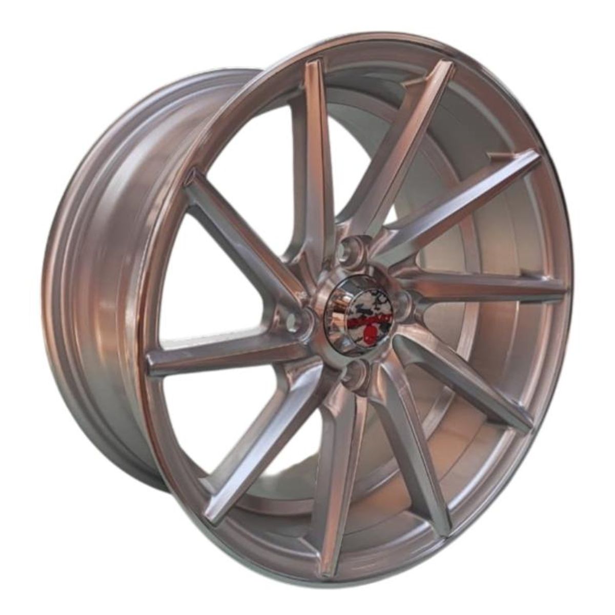 GENERICO - Juego de Llantas 15x7 4x100 Et35 GLOSS SILVER K-15