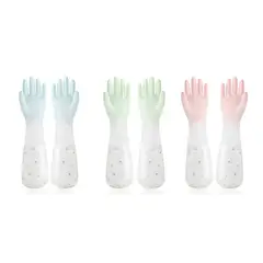 GENERICO - Guantes De Vinilo Surtido Limpieza 48 Cm Talla Única Protección