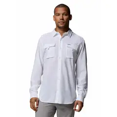 COLUMBIA - Camisa ML Hombre Silver Ridge Utility Blanco