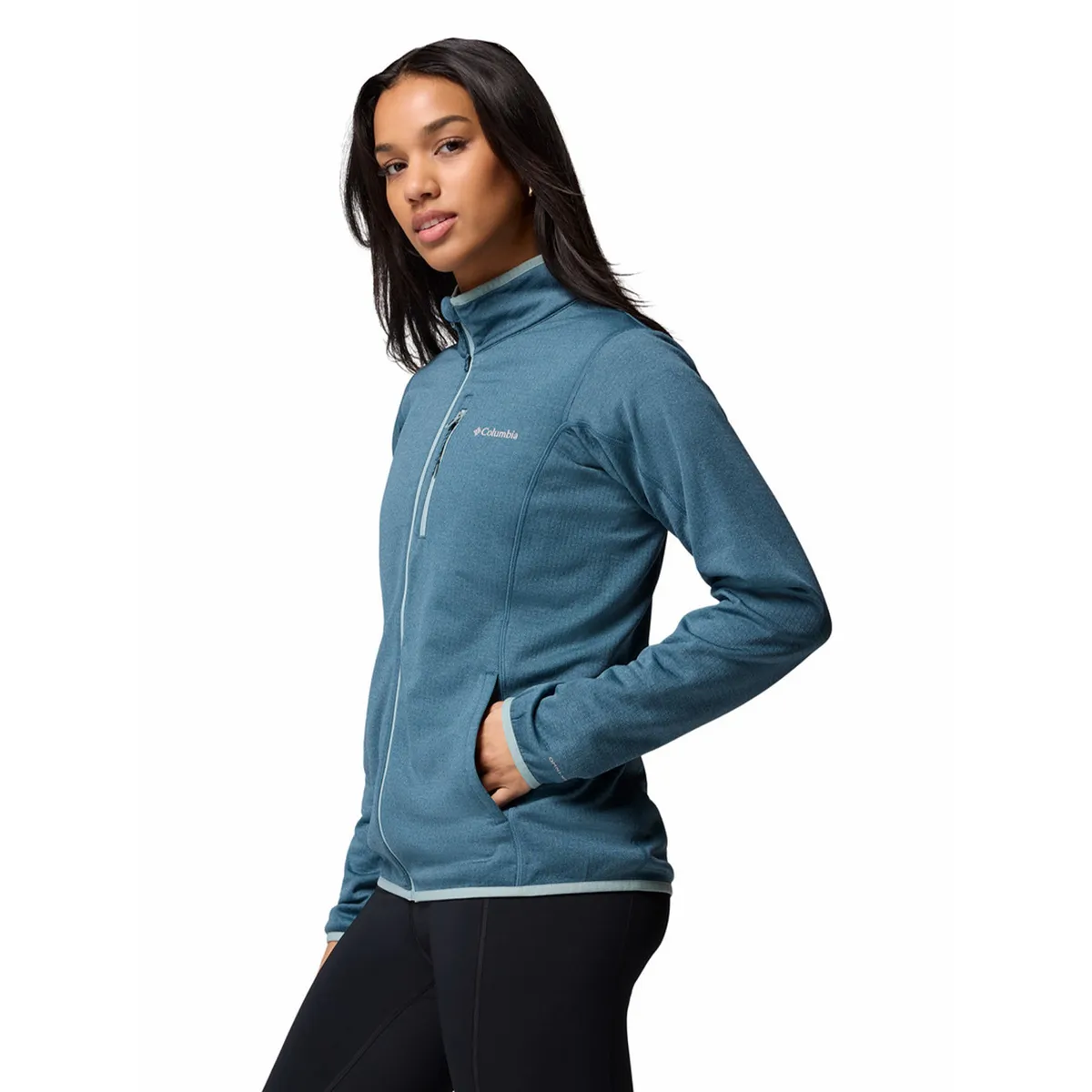 COLUMBIA - Polar Mujer Essential Hike Grid Azul COLUMBIA