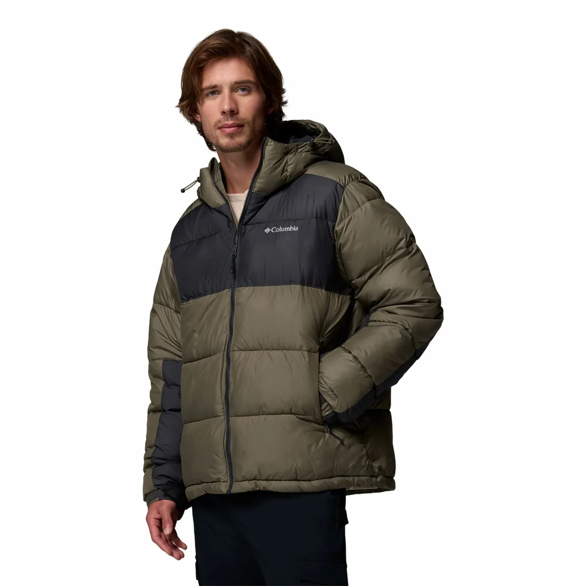 COLUMBIA - Parka Hombre Pike Lake II Hooded Verde COLUMBIA