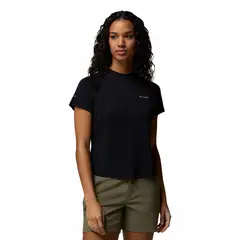 COLUMBIA - Polera MC Mujer Stealth Spring Negro