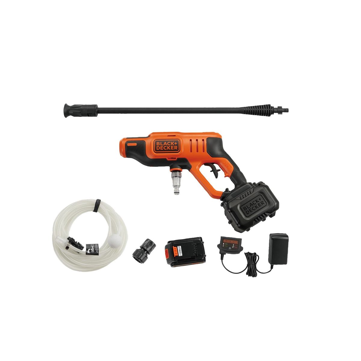 BLACK+DECKER - Lavadora a presión 20V 350 PSI BLACK+DECKER