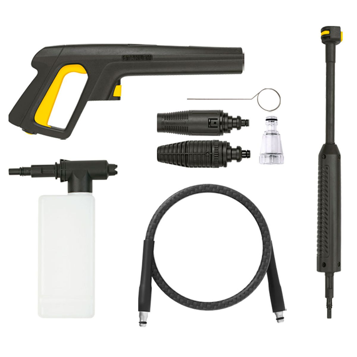 STANLEY - Hidrolavadora 1900W + 8 accesorios STANLEY SW19-CH