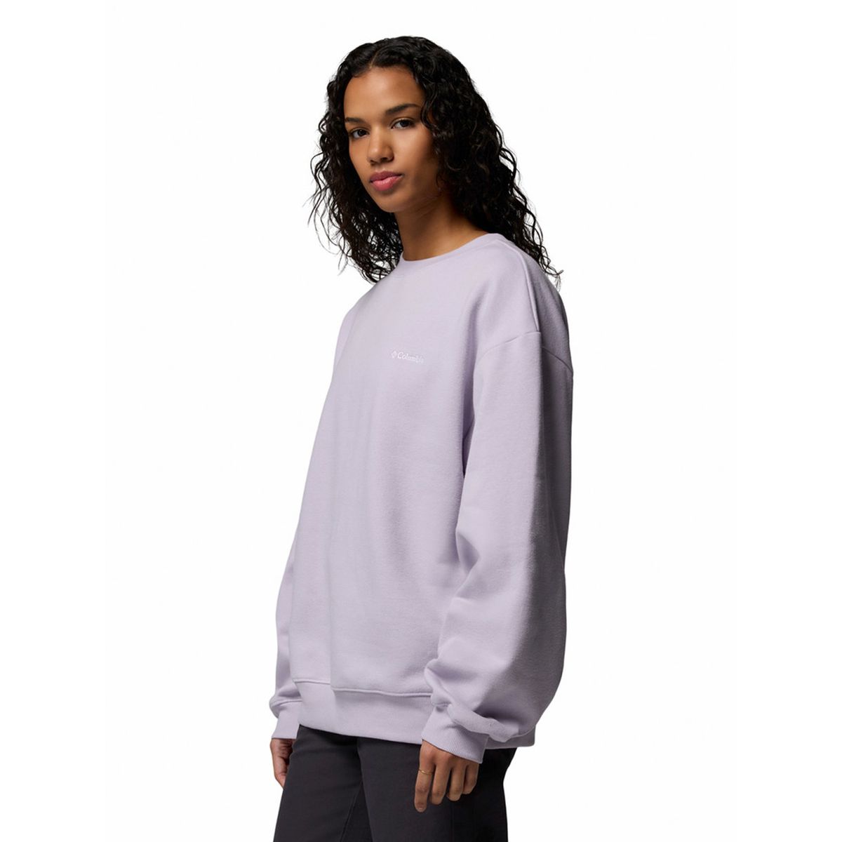 COLUMBIA - Polerón Mujer Aldermore Crew Morado COLUMBIA