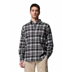 COLUMBIA - Camisa ML Hombre Cornell Woods Negro
