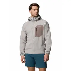 COLUMBIA - Softshell Hombre Tall Heights III Hoodied Gris