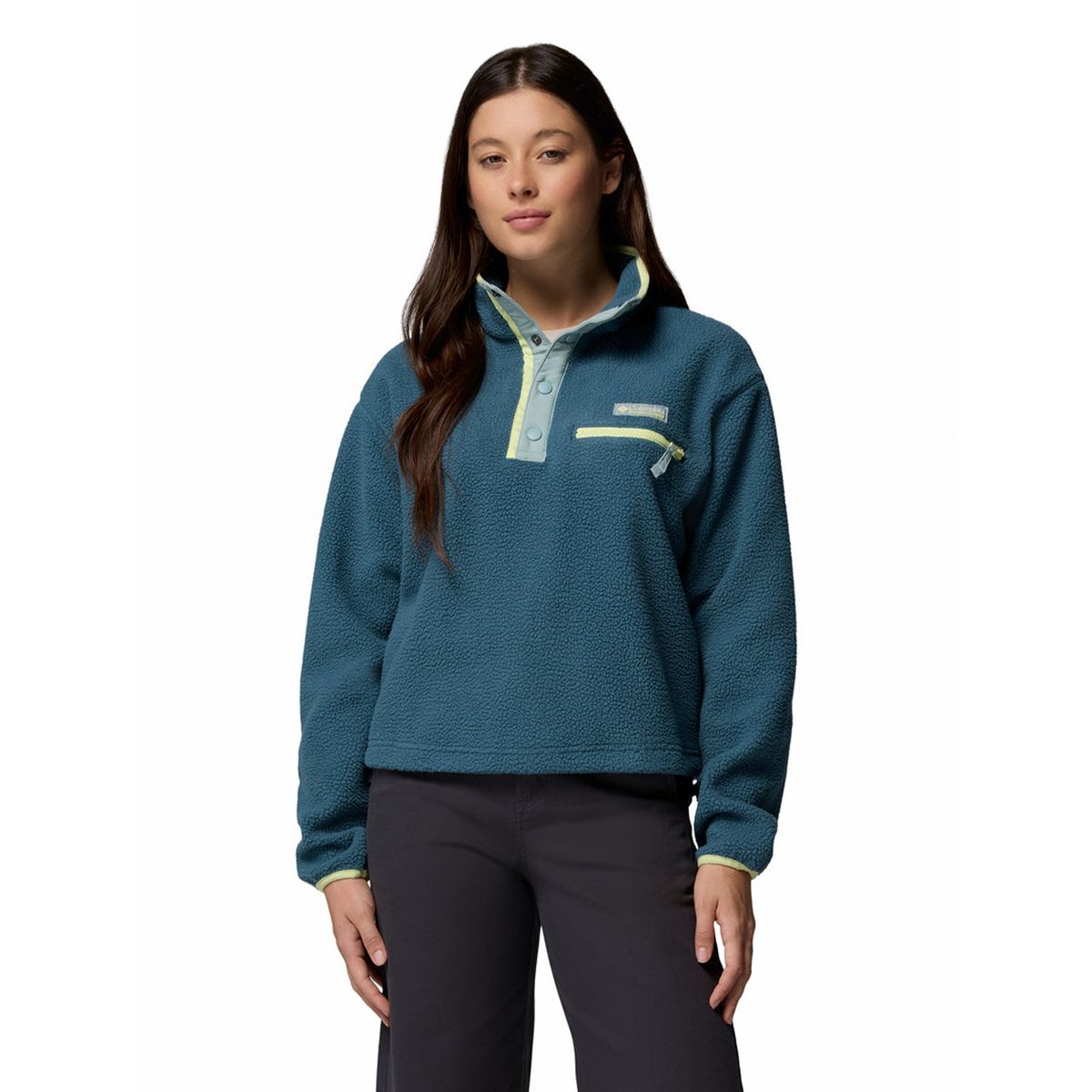 COLUMBIA - Polar Mujer Helvetia Ii Cropped Azul COLUMBIA
