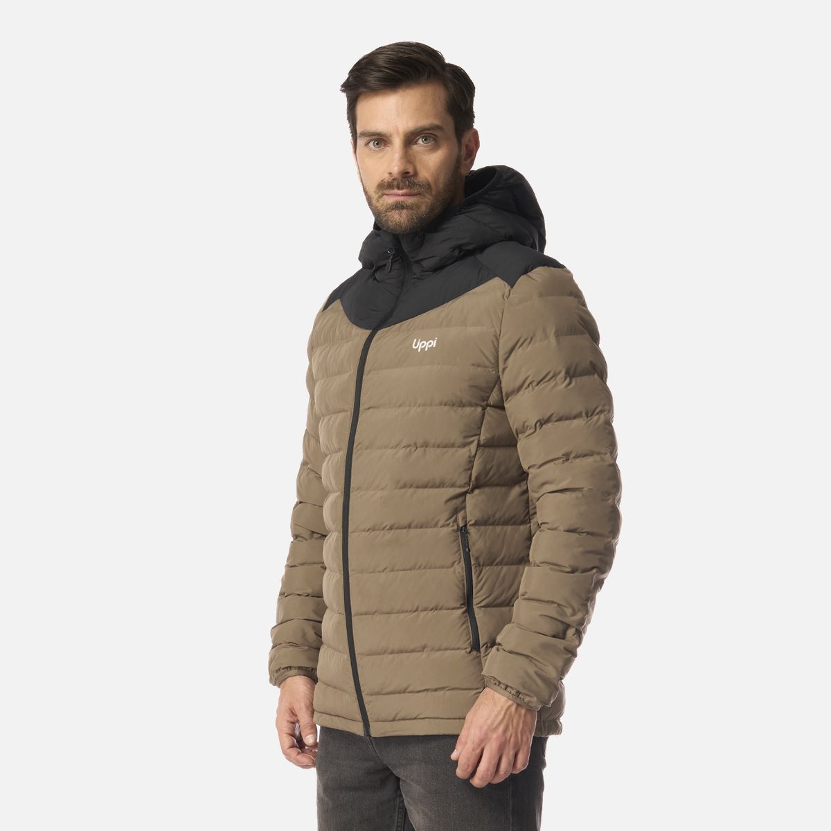 LIPPI - Chaqueta Hombre Snowmass Steam-Pro Hoody Jacket Cafe Lippi