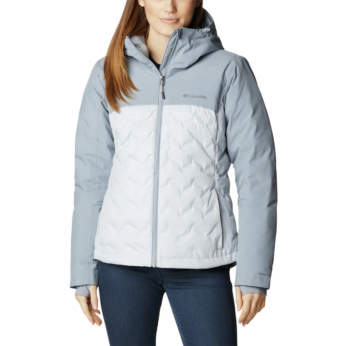 COLUMBIA - Parka Mujer Grand Trek III Down Gris COLUMBIA