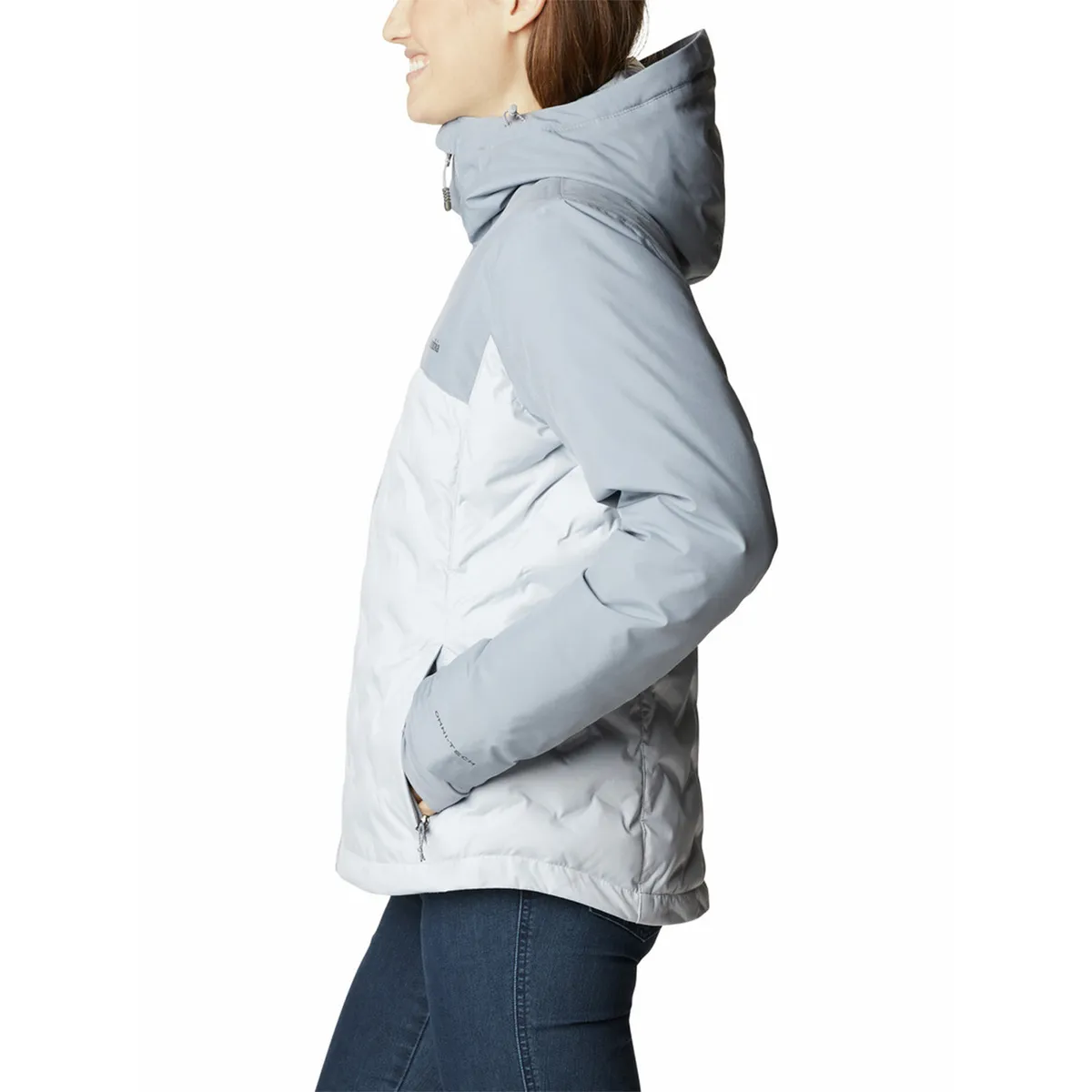 COLUMBIA - Parka Mujer Grand Trek III Down Gris COLUMBIA