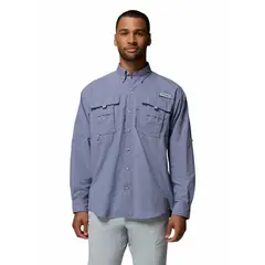 COLUMBIA - Camisa ML Hombre Bahama II Blanco