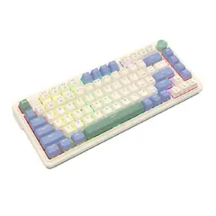 REDRAGON - Teclado Gamer Inalámbrico Ucal Pro K673 RGB,Mecánico, Español, Switch Red, 75%