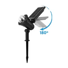 GENERICO - Foco Solar Led Multicolor Jardín Proyector De Luz Con Estaca