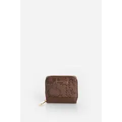 LIOLA - Billetera Pequeña, Simil Cuero, Chocolate