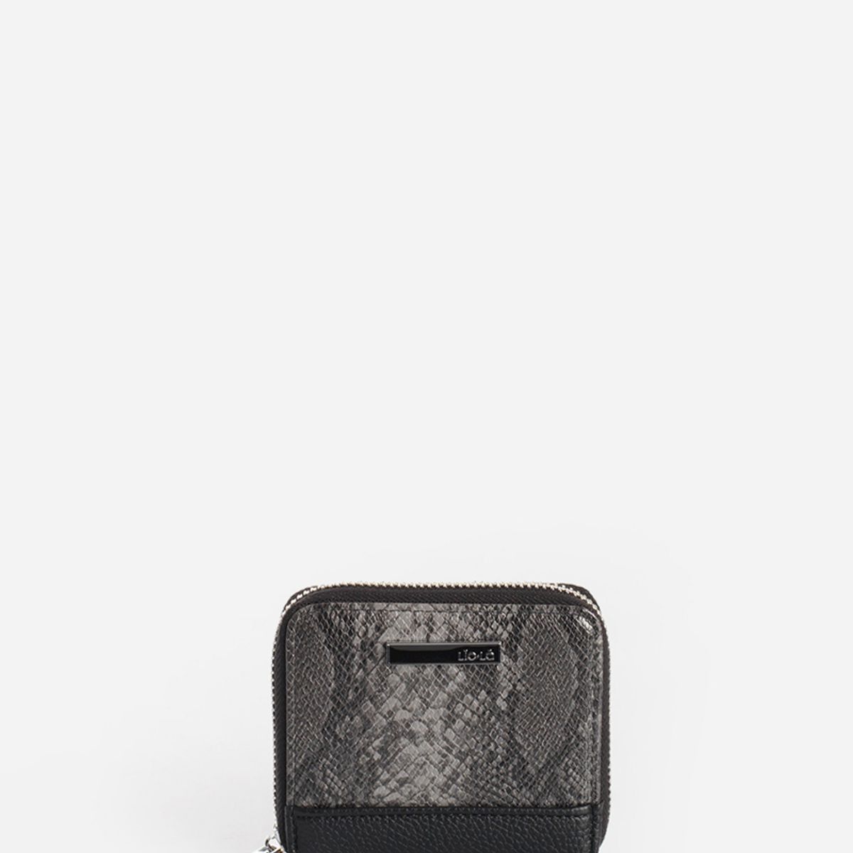 LIOLA - Billetera Pequeña, Simil Cuero, Negro Liola