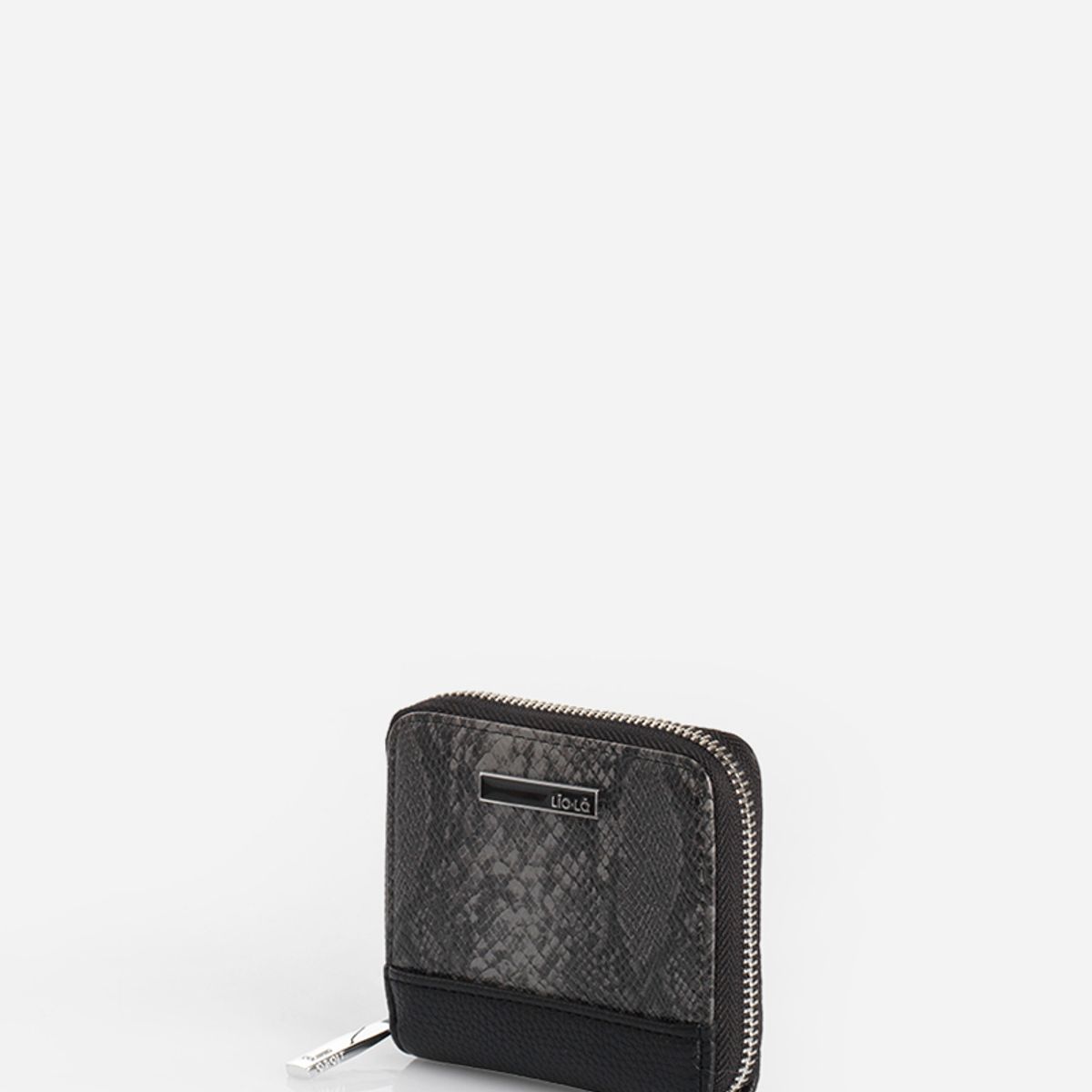 LIOLA - Billetera Pequeña, Simil Cuero, Negro Liola