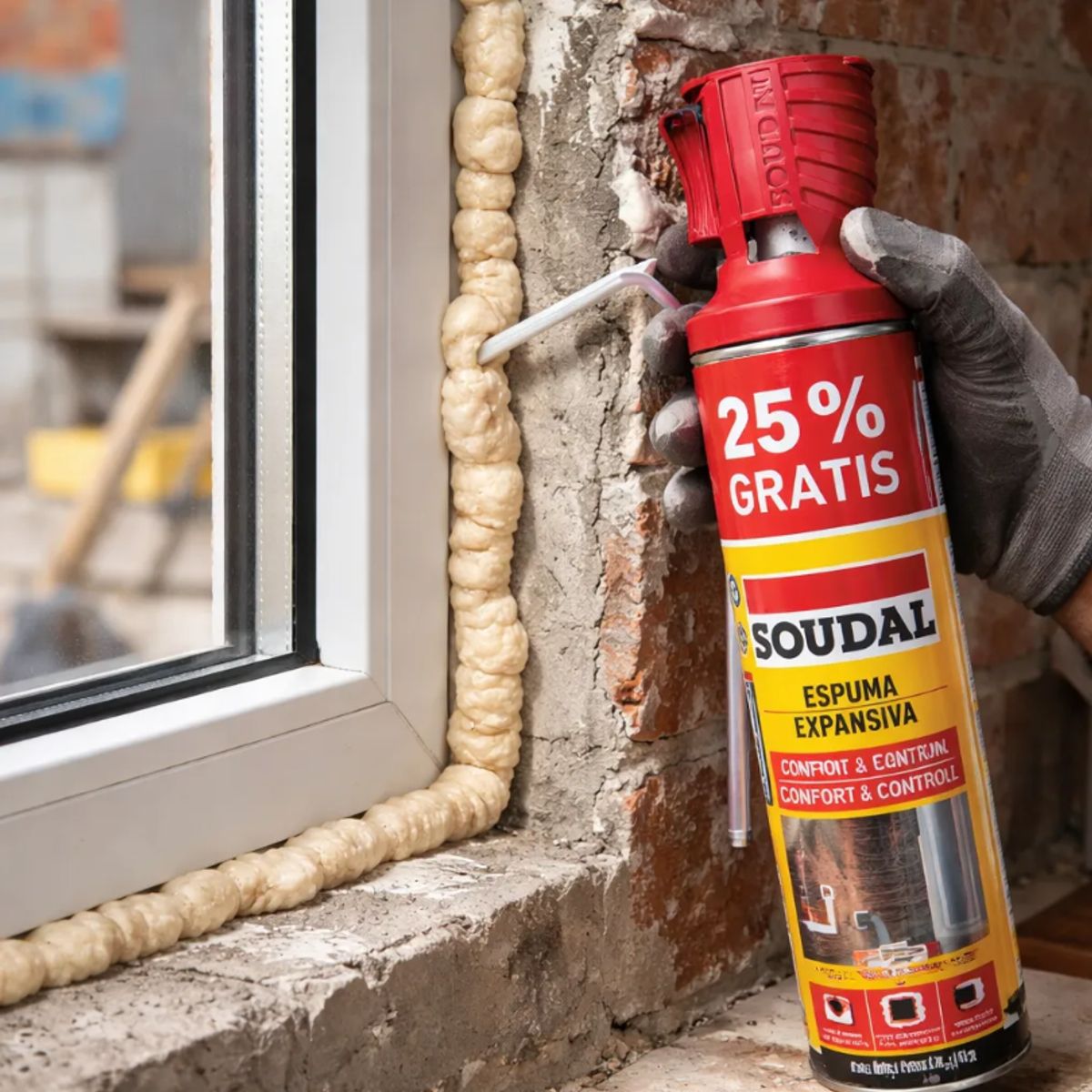 SOUDAL - Espuma Expansiva De Poliuretano 750 Ml. Soudal
