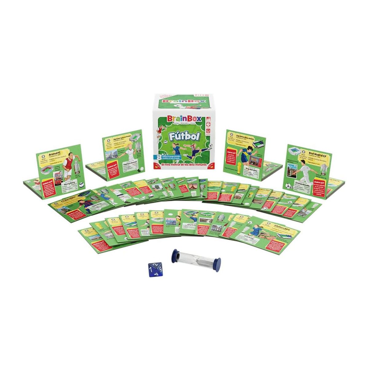 ASMODEE - BrainBox Futbol Juego de Mesa