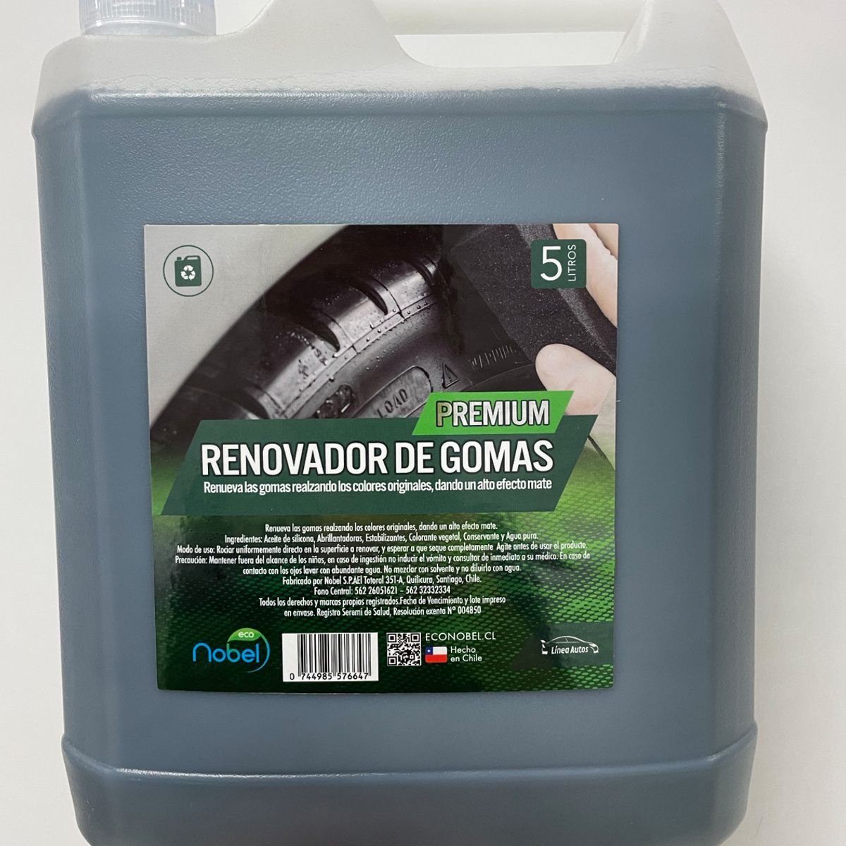 GENERICO - renovador neumatico premium 5l para llantas y neumaticos