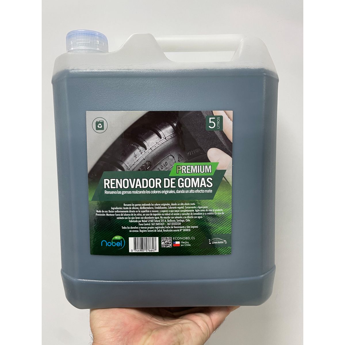 GENERICO - renovador neumatico premium 5l para llantas y neumaticos