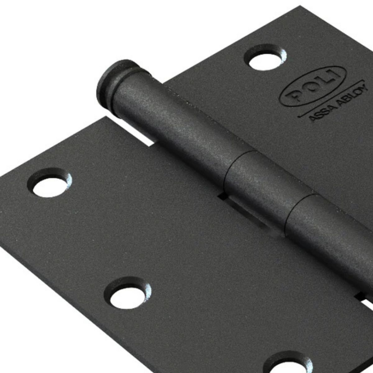 POLI - Bisagra De Acero Rústica Poli 3'x3' Pulgadas