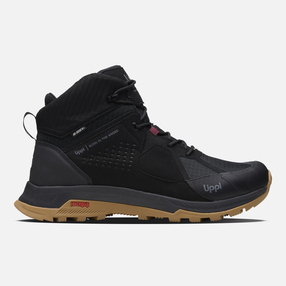LIPPI - Zapatilla Hombre Vulcano Onyx Mid B-dry Negro Lippi