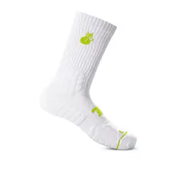 TILKI - Calcetin Crew D4 Lehinde BlancoAmarillo Tenis Padel