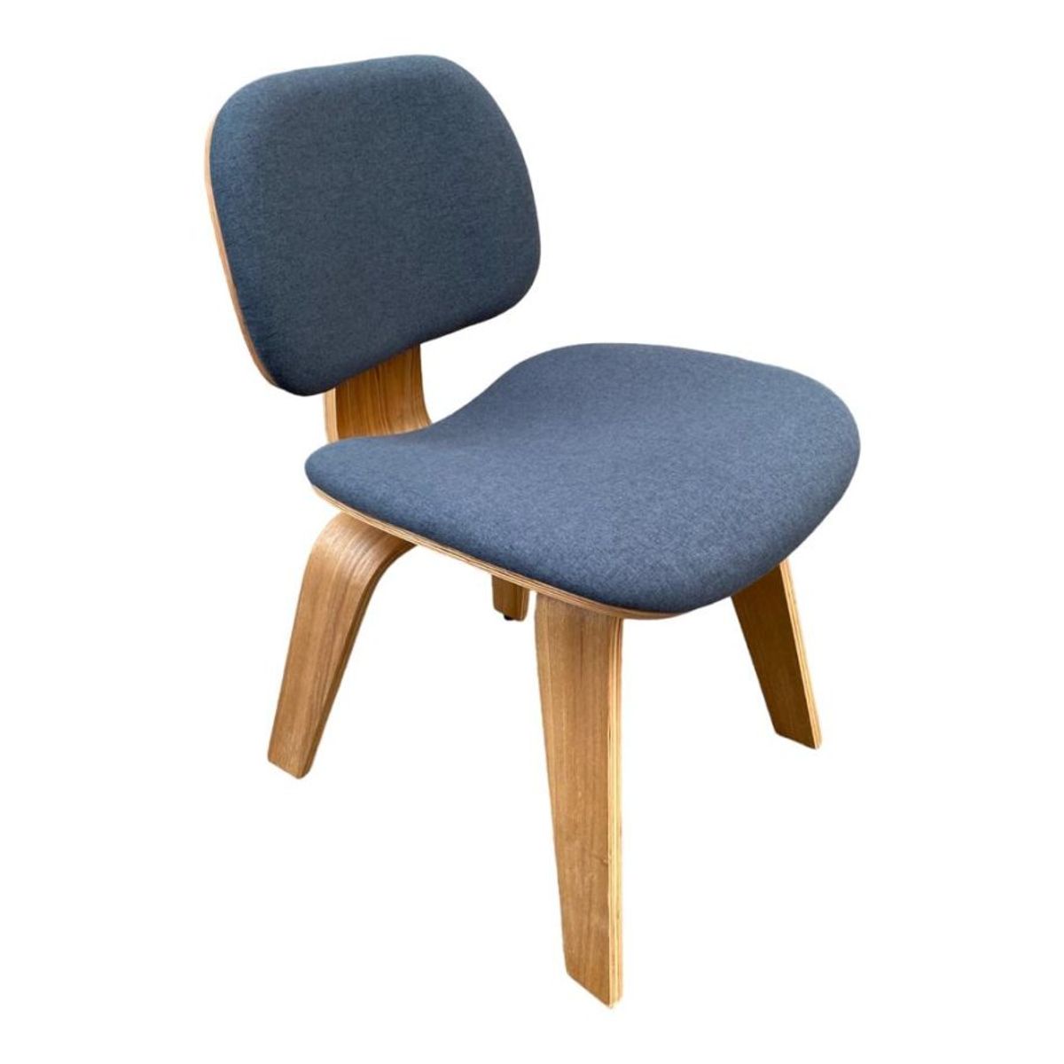 TENDENCIA HOME - Pack 2 silla comedor plywood tela color gris madera ashtree dcw