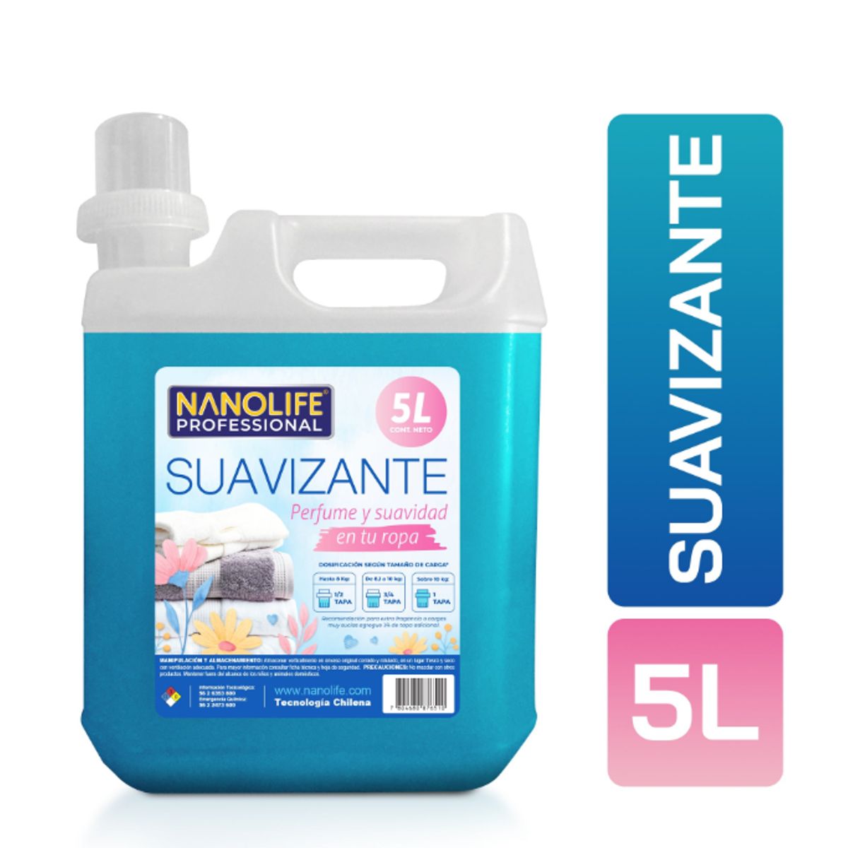 NANOLIFE - SUAVIZANTE DE ROPA 5 litros