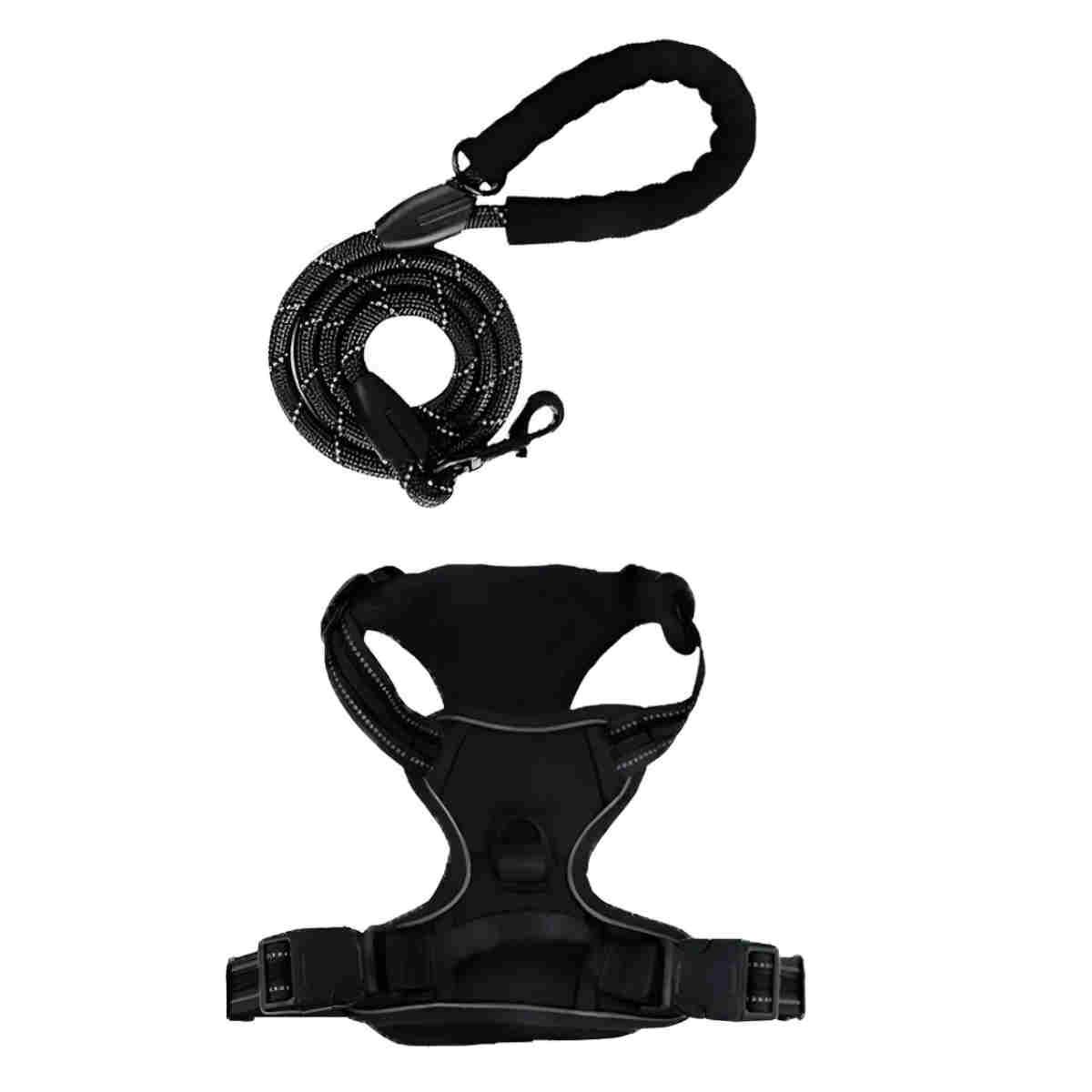 GENERICO - Pechera Para Perro Arnés Ajustable Reflectantes Con Correas BELUG