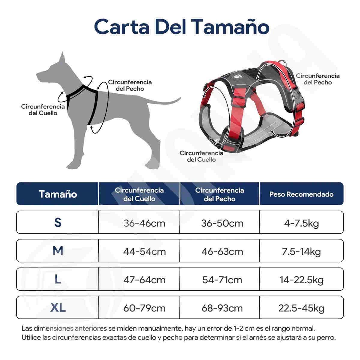 GENERICO - Pechera Para Perro Arnés Ajustable Reflectantes Con Correas BELUG