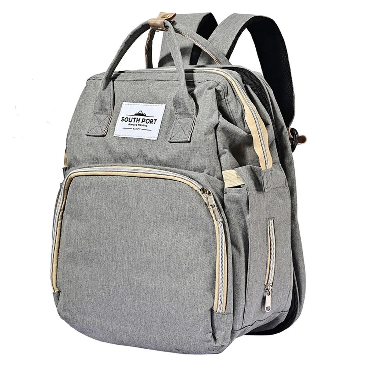 MOVI - Mochila Pañalera y Mudadora de Bebé 3 en 1 con Cambiador Portátil