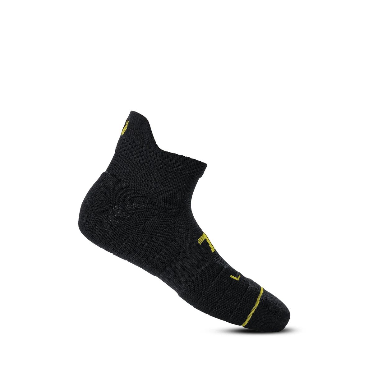 TILKI - Calcetin Tilki Tobillero Lehinde NegroAmarillo Tenis Padel