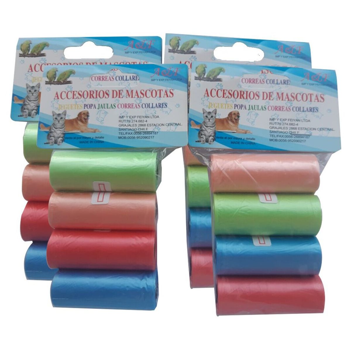 LANZAR - Pack X 16 Paquetes Bolsas Para Desechos De Perro