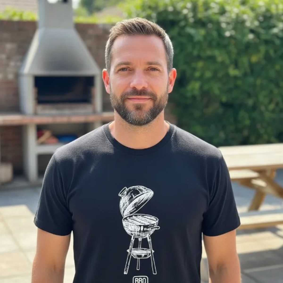 EN VARA'S MEATS & GRILL - Polera Bbq Lover  Para Los Amantes De La Parrilla XL