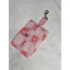 EL MUNDO DE EMMA - Porta bolsita o snack mascota corazones