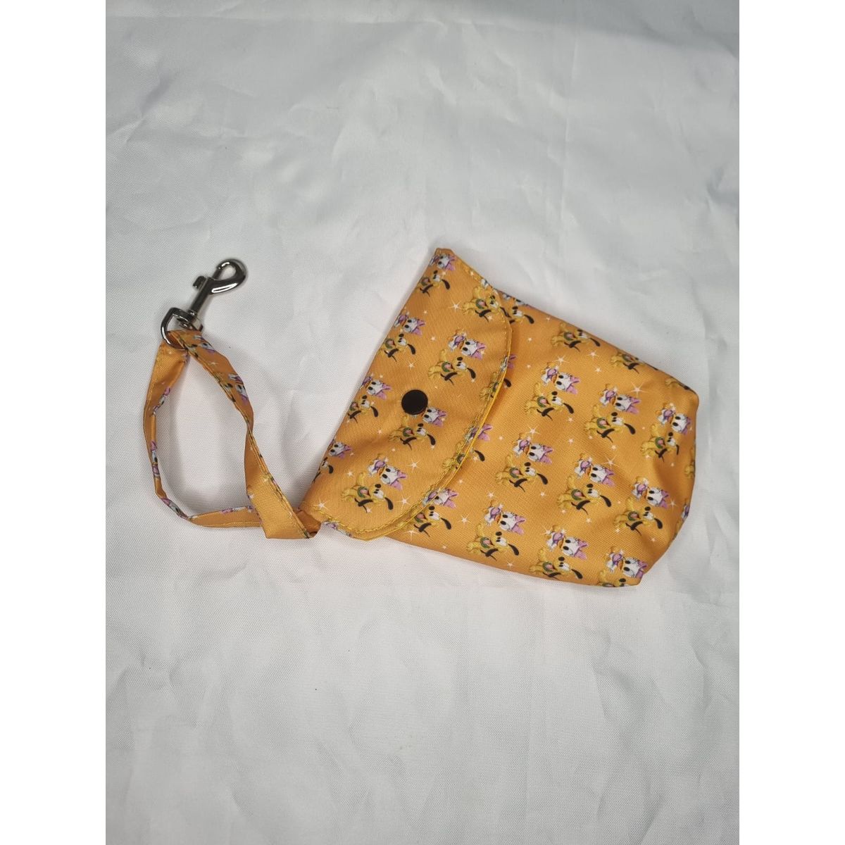 EL MUNDO DE EMMA - Porta bolsita o snack mascota animado naranjo