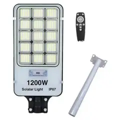 GENERICO - Foco Solar 1200w Led Iluminacion Alta Potencia Exterior