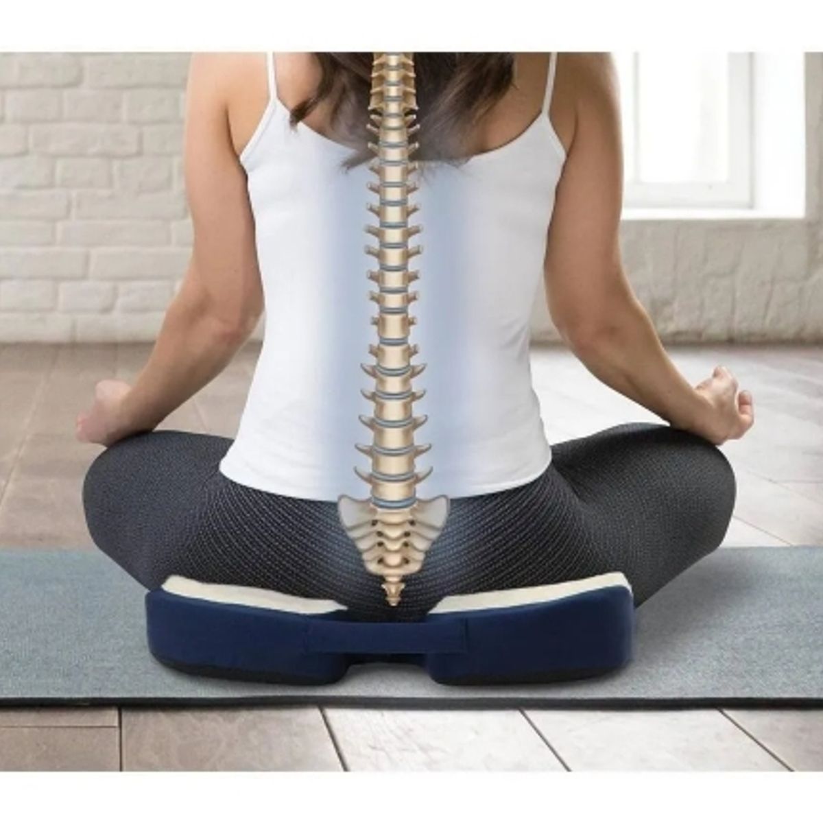 IRM - Soporte Lumbar Auto Ergonomico Cojin Ortopedico Para Conducir Viajes Largos Camioneta FIGOIMPORT