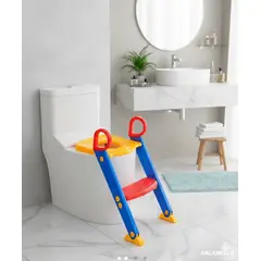 MOVI - Adaptador de Baño con Escalera para niños plegable y ajustable