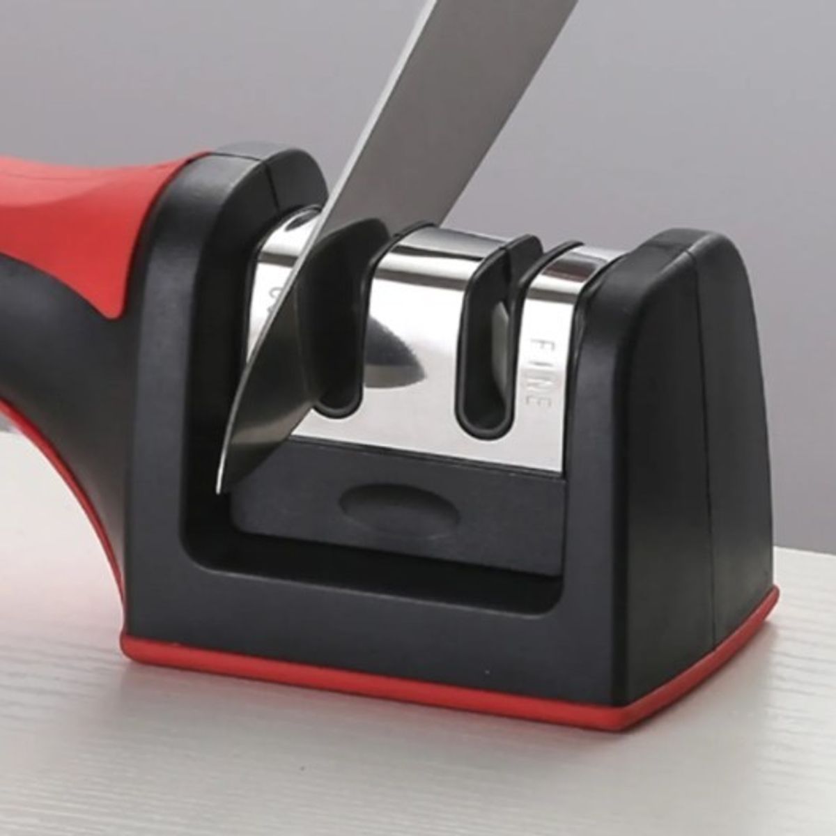 MOVI - Afilador Cuchillos 3 Etapas Profesional Cocina Hogar Antideslizante