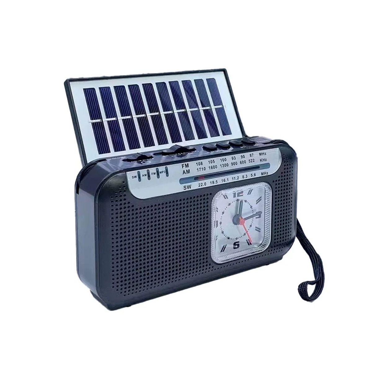 GENERICO - Radio solar portátil multifuncional con Linterna