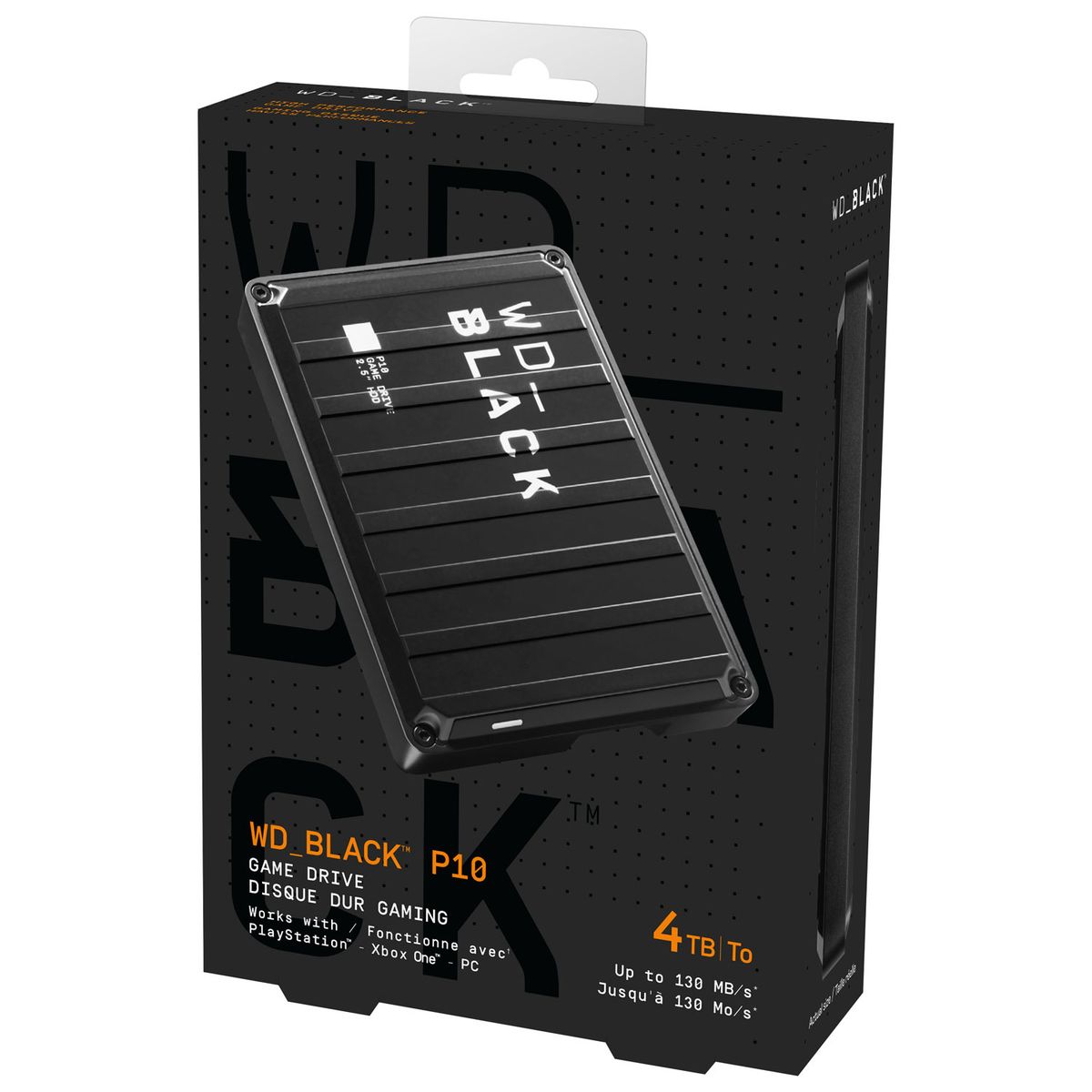 WESTERN DIGITAL - Disco WD_BLACK P10 Game Drive - 4 TB