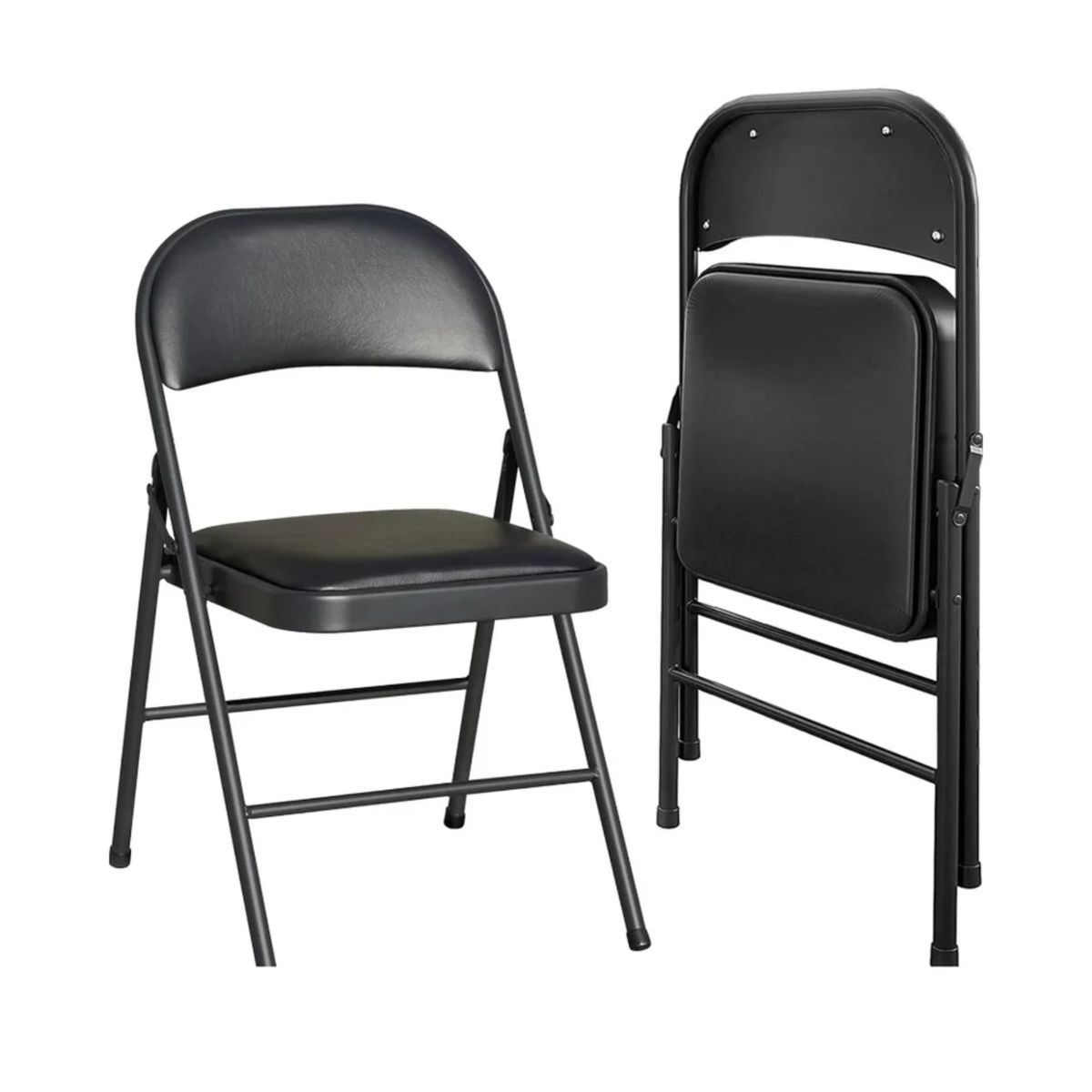 Pack 6 Silla Plegable Negro Acolchada, marca GENERICO - Foto 2