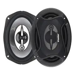 GENERICO - Kit 2 Parlantes Auto 6x9 Ovalados 1000w Coaxial 3 Vías Hifi Negro-213024 C47